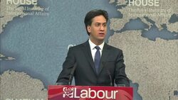 General Election 2015 - Ed Miliband Foreign Policy Speech At Chatham House News Clip