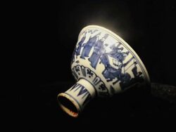 CU View of porcelain rolling/xian,shaanxi,China Stock Footage