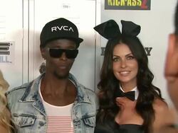 Edi Gathegi at Playboy And Universal Pictures' Kick-Ass 2 Event At Comic-Con - Sponsored By AXE Black Chill on 7/20/2013 in San Diego, CA. (Footage by WireImage Video/Getty Images Entertainment Video) Stock Footage