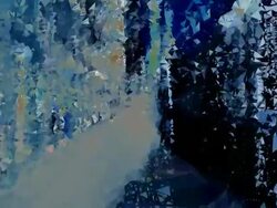 series transcendental fields : from italian alleyway, dark (LOOP) Stock Footage