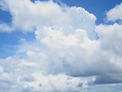 Moving clouds Timelapse Stock Footage