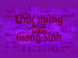 MERRY CHRISTMAS  IN  ALL IMPORTANT LANGUAGES. LINEAR LIGHT (seamless loopable) Stock Footage