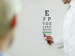 Eye exam Stock Footage