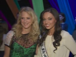 Nanette Lepore and Miss New York USA  Joanne Nosuchinsky at L'Amour By Nanette Lepore For JCP Launch Party Stock Footage