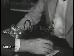 Drinkers in bar Instructional Video