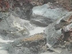 Volcanic sulphur waters Stock Footage