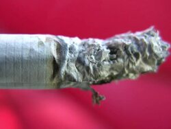 HD 1080i Closeup of Cigarette 5 Stock Footage