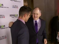 Mark Consuelos at Amazon Studios Premiere Screening for "Alpha House" Event at the Metropolitan Museum of Art Stock Footage