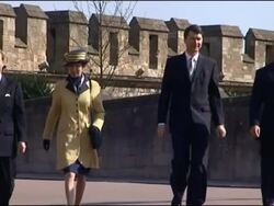 Prince Edward at Easter service News Clip