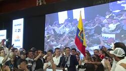 CLEAN : Ecuador: both candidates claim victory after exit polls News Clip
