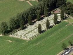 Warlincourt Halte British Cemetery Stock Footage