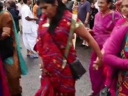 Leicester Celebrates Rathyatra Festival Stock Footage