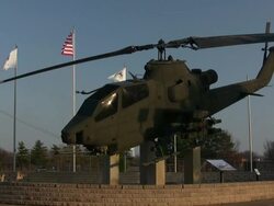 Veterans Memorial Washington Illinois Stock Footage
