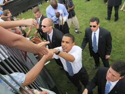 On The Campaign Trail: Week of June 29, 2008 Stock Footage