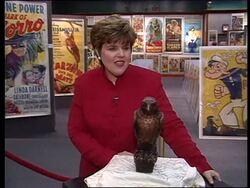US: NEW YORK: CHRISTIE'S MALTESE FALCON SALE Instructional Video