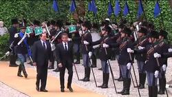 Sarkozy meets Berlusconi for bilateral summit News Clip