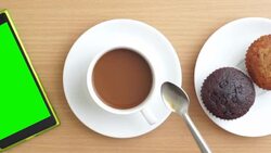 Drink coffee. Stock Footage