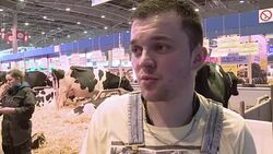 VOICED : Vet cares for France's finest livestock at Paris agro fair News Clip