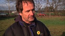 Activist prepares for protest against train carrying nuclear waste News Clip