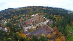 Aerial Portland SW Forest Stock Footage