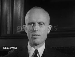 1953: YALE UNIVERSITY PRESIDENT ALFRED WHITNEY GRISWOLD: INT MS President of Yale University Alfred W. Griswold (1906-1963) talking about the preservation of liberal arts versus professional subjects. Instructional Video