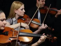 violin players Stock Footage