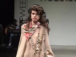 Models on the runway at Buenos Aires Fashion Week on February 22, 20110, in Buenos Aires, Argentina. (Footage by Meche Marmol/LatinContent/Getty Images) Stock Footage