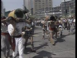 MEXICO: DEMONSTRATION DEMANDING MORE RIGHTS RESPECT &amp; DEMOCRACY News Clip