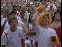 Latest from fans watching match on big screens News Clip