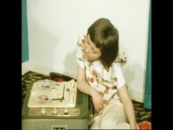 RR7328C UK DONNA BRITAIN'S NINE-YEAR OLD POP STAR News Clip