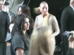 Rachel Nichols Greets Fans at Conan The Barbarian Premiere in Los Angeles 08/11/2011 (Footage by WireImage Video/Getty Images Entertainment Video) Stock Footage