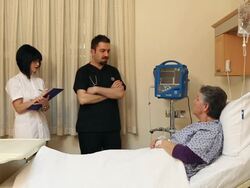 Doctor, Nurse and Patient Stock Footage