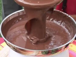 HD: Chocolate Fondue Stock Footage