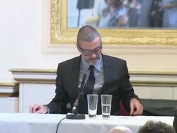 INTERVIEW George Michael on the dates, not doing the Olympics, Take That and more at the George Michael Press Conference at London England. (Footage by WireImage Video/GettyImages) Stock Footage