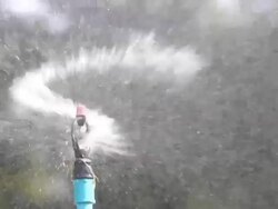 water sprinkler Stock Footage