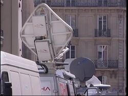 Preparations at Royal, Sarkozy HQs ahead of results News Clip