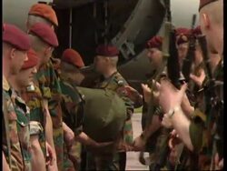 CONGO: BELGIAN, FRENCH &amp; US TROOPS ESTABLISH BASES IN BRAZZAVILLE News Clip