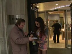 Eliza Doolittle at Celebrity Video Sightings Stock Footage