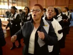 Concern For Nelson Mandela Continues As He Battles A Lung Infection Stock Footage