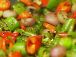 Spices cooking : HD Slow motion Stock Footage