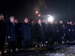 Holocaust Memorial Lighting Candles News Clip