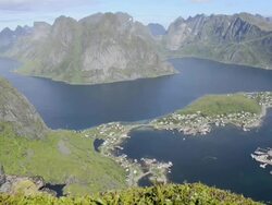 HD: Lofoten panorama Stock Footage