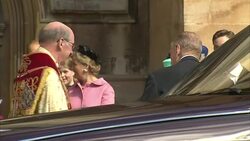 The Royal family attend Easter Sunday service at St George's Chapel News Clip