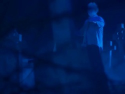 HD DOLLY: Zombies Walking Through The Graveyard Stock Footage