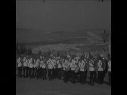 SYND 2-5-69 KING HUSSEIN OF JORDAN ATTENDS A MILITARY PARADE News Clip