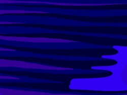 MORPHOGENETIC FLUX : horizontal - blue (LOOP) Stock Footage