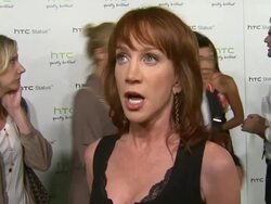 INTERVIEW: Kathy Griffin on what brings her out, social media, who she would like to add to her social circle and looking forward to seeing Usher perform (Footage by WireImage Video/Getty Images Entertainment Video) Stock Footage