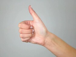 CU Hand gestures / Saarburg, Rhineland Palatinate, Germany Stock Footage