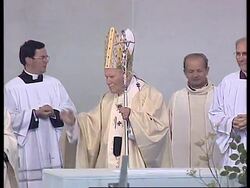 France - Visit Pope John Paul II News Clip