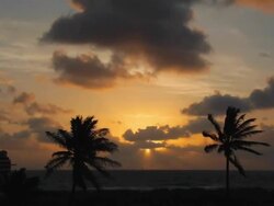 South Beach Lifeguard house Stock Footage